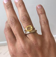 70s Engagement Ring, Jewelry Making Aesthetic, Making Aesthetic, Put A Ring On It, Yellow Diamond, Cute Jewelry, Ring Verlobung