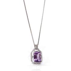 * CLASSIC DESIGN – This pendant is made with high-quality genuine nice purple amethyst. It looks so lovely and exquisite. The orange color looks like a purple color with no flaws. The style is simple and classic. Every angle and every detail is so graceful. It's a perfect gift for yourself and your love.* Specifications: Approx.T Weight: 3.78 g Material: Sterling SilverStone Shape: EmeraldSurface Finish: PolishedPendant Dimensions(LWH): 25.00 mm * 15.95 mm * 8.70mmPrimary Stone Type: AmethystPri Day Weddings, Gifts For Your Sister, Jade Jewelry, Amethyst Necklace, Unique Gemstones, Traditional Jewelry, Gemstone Bracelets, Perfect Gift For Her, Purple Amethyst