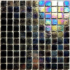 an image of some glass tiles on the wall