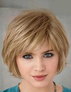 Fine Bob Hairstyles with Bangs Kort Bob, Straight Bob Hairstyles, Short Bobs, Fine Straight Hair, Hair Styles 2014, Layered Bob, Short Bob Haircuts