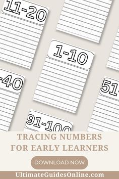 the ultimate guide to teaching numbers for early learners with free printable worksheets