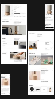 the website is designed to look like it has many different items on it, including lamps and