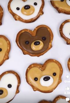 some cookies are shaped like teddy bears