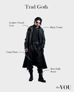 Traditional Goth Men, Trad Goth Male Outfit, Trad Goth Mens Fashion, Trad Goth Men Outfits, Double Belt Outfits, New Rock Boots Outfit, Trad Goth Clothes, Trad Goth Makeup Men, Trad Goth Outfits Men