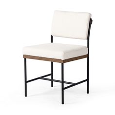 Benton Dining Chair Dining Chairs -Four Hands- Fayette Cloud Oak Decking, Oak Trim, Jw Marriott, Modern Bar Stools, Modern Bar, Fabric Seat, Bar Counter, Four Hands, Furniture Dining Chairs