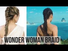 Pretty cool looking braid - mixes infinity, dutch infinity, dutch fishtail and regular fishtail. WHEW! Braided Hair Tutorial, Wonder Women, Braid Hair, Chris Pine, Braided Hairstyles Tutorials, Trending Hairstyles, Hairstyles For Round Faces, Hair Tutorials, Up Girl