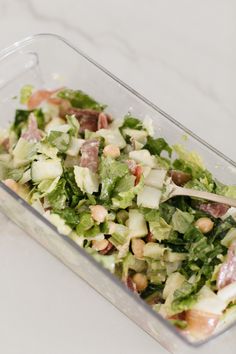 Easy La Scala Chopped Salad with Honey Dijon Dressing