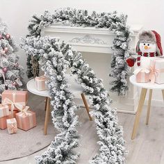 Staircase Decoration, Christmas Decorations Cheap, Christmas Wreaths & Garlands, Artificial Christmas Garland, Staircase Decor, Artificial Garland, Cheap Christmas, Nordic Home, Diy Decoration