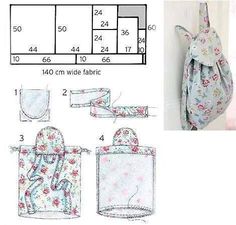 sewing pattern for baby bibs and diapers with instructions to make them look like they are