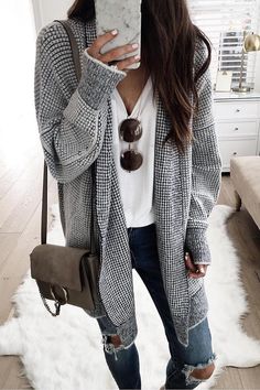 Charleston Cozy Waffle Texture Cardigan – ricidress Gray Crew Neck Cardigan For Fall, Trendy Gray Sweater For Everyday, Trendy Gray Everyday Sweater, Trendy Crew Neck Cardigan For Layering, Gray Crew Neck Trendy Cardigan, Trendy Gray Crew Neck Cardigan, Casual Gray Crew Neck Cardigan, Textured Cardigan, Bunny Outfit