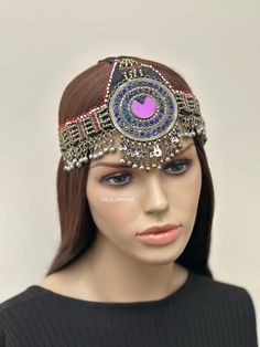 Afghan Jewellery Authentic Traditional Handmade headpiece  Get in contact with us if there is any queries regarding the item. Check out my page for other items. Help my small business and promote Afghan culture by placing an order with us. We have different kinds and types of Afghan Vintage Jewelleries! Your feedback is much appreciated. Please let us know the item arrived safely! Handmade Headpiece, Afghani Jewelry, Afghan Jewellery, Afghan Culture, Tikka Jewelry, Vintage Headpiece, Afghan Jewelry, Hair Jewelry, Headpiece