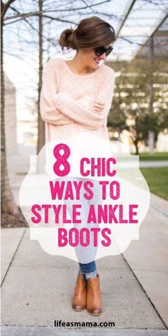 8 Chic Ways To Style Ankle Boots Womens Boot Outfits, Skirts With Ankle Boots Outfit, What Footwear To Wear With Dresses, How To Style Ankle Boots With Jeans, How To Style Boots With Dress, How To Wear Booties, How To Style Boots, Brown Ankle Boots Outfit