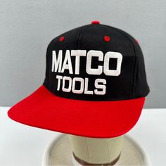 Matco Tools Racing Hat Cap Brand: Lse Adult Adjustable Snapback Black And Red With White And Red Embroidery New Without Tags. Never Worn. Please See Pictures. Stetson Straw Hats, Matco Tools, Supreme Hat, Minnesota Twins Baseball, Twins Baseball, Nfl Hats, Automotive Mechanic, Straw Cowboy Hat, New Era Hat