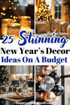 new year's decor ideas on a budget