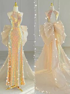 Open Back Evening Gown, Glamour Dress, Prom Dress Inspiration, Cute Prom Dresses, Pretty Prom Dresses, A Line Prom Dresses, Fairytale Dress, Sequin Gown, Note Box