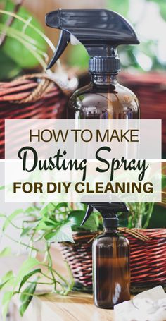 how to make dustin spray for diy cleaning