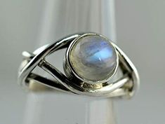 Welcome in SilverArtisanRingDescription Metal :- 925 Sterling SilverStyle :- Band Ring++++++++++++++++++++++++++++++++++++++++++++Benefit of Moonstone Stone:-   This sacred stone is believed to act as a talisman for travelers, a stone of prophecy and an ultimate gift for the lovers.    It opens Heart and Sacral chakra in body to increase the psychic abilities and stimulate inner growth with intuition for its possessor.++++++++++++++++++++++++++++++++++++++++++++Occasion : Birthday Events, Lovely White Mystical Round Rings, Mystical White Round Ring, Mystical White Sterling Silver Rings, Mystical Silver Crystal Ring, Spiritual Style Sterling Silver Moonstone Ring, Spiritual Nickel-free Moonstone Ring, Spiritual Multi-stone Sterling Silver Rings, Sterling Silver Midi Rings, Spiritual Silver Multi-stone Moonstone Ring