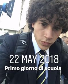 a young man wearing a suit and tie with the words 22 may 2018 on it