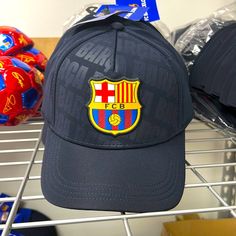 Barcelona Fc Blaugrana Hat Hat From Spain Size: Adult Large Color : Blue Navy Fan Merchandise Cap, Blue Curved Brim Fan Merchandise Hat, Blue Curved Brim Hat For Fan Merchandise, Blue Sports Hat With Short Brim, Blue Short Brim Sports Hat, Patagonia Beanie, Jack Hat, Black Cowboy Hat, Blank Hats