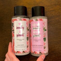 Never Used And Full Bottles! Love Beauty And Planet Shampoo, Pink And Gold Hair, Beauty And Planet, Girl Therapy, Beauty Planet, Color Conditioner, Acts Of Love, Women's Beauty, Sulfate Free Shampoo