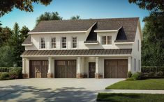 this is an artist's rendering of these garage plans