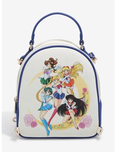 Pretty Guardian Sailor Moon Sailor Guardians & Black Moon Reversible Mini Backpack - BoxLunch Exclusive Sailor Moon Toys, Sailor Guardians, Dark Crystal, Love And Friendship, The Dark Crystal, Black Moon, Pretty Guardian Sailor Moon, The Power Of Love, Mini Backpack