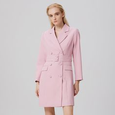 A timeless mid-season piece, this coat remains a safe and modern value. It is embellished here with flaps on the hips, a tailored collar, double buttoning and a wide buckled belt highlighting the waist. An item that is both chic and refined with many possibilities, a must-have for any wardrobe. To wear without moderation as soon as fall arrives. Main material: 100% Polyester. Lining: 100% Polyester.  Hand washing. Low ironing temperature / bleaching prohibited. Do not tumble dry. Tailored Coat, July Birthstone Jewelry, Artisan Gift, Versatile Outfits, Gifts For New Mums, Blazer With Jeans, Pearl Jewellery Earrings, August Birth Stone, Independent Designers Fashion