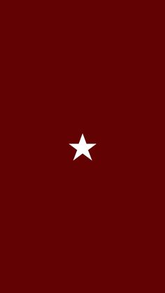 a white star on a red background