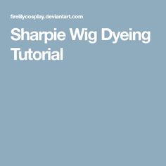 the text shapie wig dyeing tutor is shown in white on a blue background