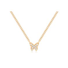 The Diamond Baby Butterfly Necklace soars with small sparkle. This whimsical necklace features .02 carats of pavé diamonds set in a flat miniature butterfly motif suspended from a chain extending from each of the wings. Whimsical Necklace, Butterfly Motif, Baby Necklace, Diamond Dangle Earrings, Marquise Cut Diamond, Domed Ring, The Wings, Pear Shaped Diamond, Butterfly Necklace