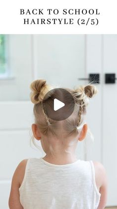 Lauren Reed on Instagram: "Back to school hairstyle ✏️🍎 Part 2! I love this hairstyle because it only takes about 3 minutes to do and it’s so cute! It’s a great hairstyle for short or long hair, too!   Comment HAIR for a link to the hair products that we use   🏷️ hairstyles for kids, back to school hair, easy hairstyle, quick hairstyles, toddler hairstyle  #backtoschool #hairstyles #backtoschoolhair #kidshairstyles #easykidshairstyles #easyhairstyles #toddlerhairstyles #hairtutorial #hairtutorials #hairtutorialvideo #part2" Backtoschool Hairstyles, Back To School Hairstyle, Short Or Long Hair, Hairstyle For Short, Back To School Hair, School Hair, Easy Hairstyle, Great Hairstyles, Back To School Hairstyles