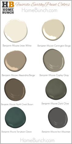 the different shades of paint that you can use to decorate your house in this color scheme