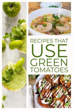 the cover of recipes that use green tomatoes