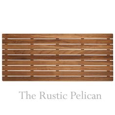 a wooden slatted surface on a white background