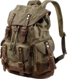 Motos Vintage, Waxed Canvas Backpack, Travel Rucksack, Vintage Backpacks, Rucksack Backpack, Leather Laptop Bag, Waterproof Backpack, Leather Laptop, Vintage Canvas