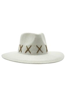 Toyo Rancher Stitched raffia details Adjustable head size-interior drawstring band UPF 50+ All hats are final sale White Wide Brim Felt Hat For Beach, Casual Felt Hat For Beach, Casual One Size Felt Hat For The Beach, Casual White Felt Hat For The Beach, Casual One-size Felt Hat For The Beach, Casual White Felt Hat For Beach, White Felt Hat For Beach, Adjustable Cream Felt Hat For Beach, Adjustable Cream Felt Hat For The Beach