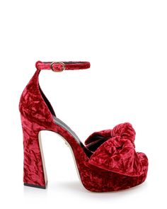 Refine your style with the Benton by Dee Ocleppo. These exquisite heels combine a plush velvet texture with a commanding platform and chic ankle strap for a secure and stylish fit. Ideal for special occasions, the dramatic color and elegant bow embellishment make these shoes a standout addition to any wardrobe. - Heel Height: 3-1/2 inches - Fit: True to size - Chic ankle strap with clasp - Velvet bow embellishment Red Velvet Platform Heels, Elegant Ankle-high Red Heels, Red Platform Heels, Glamorous Red Heels With 4-inch Heel, Luxury Red Heels With 4-inch Heel, Red Platform, Red Ankle-high Heels With 4-inch Heel, Flats For Sale, Sassy Hair