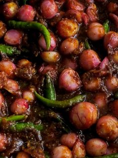 the food is prepared and ready to be eaten in the oven or on the table