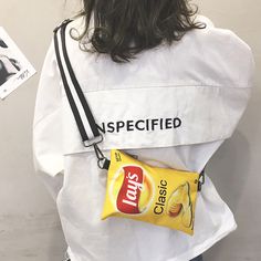 Funny Potato, Lays Chips, Soft Girl Outfits, Harajuku Outfits, Heart Bag, Envelope Bag, 2020 Fashion, Cute Purses, Potato Chips