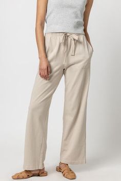 Drawstring Waist Pant in Pebble Crafted from luxurious, breathable fabric, these white drawstring waist pants exude effortless elegance. Perfect for any occasion, the adjustable drawstring waist offers a comfortable and flattering fit, while the crisp white color adds a touch of sophistication. Elevate your wardrobe with these must-have premium pants. Drawstring Waist Pants, Effortless Elegance, Waist Pants, Drawstring Waist, White Color, Breathable Fabric, Must Haves, Wardrobe, Pants