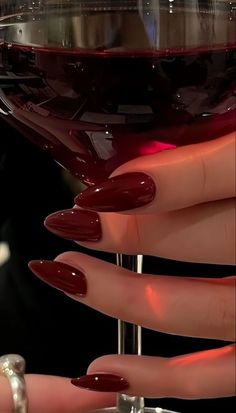 not mine  #feminity #dark #darkfeminine #aesthetic #feminineaesthetics #nails #red #redaesthetic #aesthetic Aesthetic Nail Wallpaper, Vino Rosso Aesthetic, Red Girl Aesthetic Dark, Red Female Aesthetic, Wine Red Asthetics, Red Girl Aesthetics, Dark Feminine Aesthetic Nails, Nails Asthetics Ideas, Dark Cherry Red Aesthetic