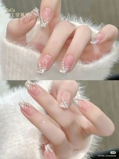 Kuku Wedding, Simple Elegant Nails, Ballet Nails, Allure Beauty, Classy Nail Designs, Stylish Nails Designs, Nail Art Designs Diy