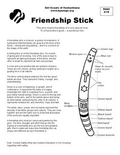 an image of a diagram of a friend's stick with the caption below