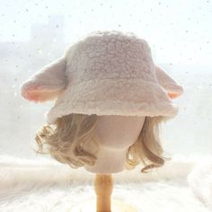 Only 1Pcs beret,not contain other items. 100% Brand New and Good Quality Material: Wool blend Style: Lolita Quantity: 1 Pcs Cute Lamb, Cute Sheep, Lambs Ear, Mia 3, Cute Hats, Head Band, Kawaii Clothes, Really Cute Outfits, Character Outfits