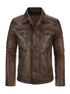 The time has come, if not overdue, for us to create for you the vintage trucker antique brown Lambskin leather jacket in original 60's style with the pointed chest pockets, vertical seams, slim waist length fit and button front and cuffs. We use our own collar as seen on other style such as Lynch for our own unique take. Antique Brown Lambskin Leather Two Internal Pockets Four Outer Pockets Classic Trucker Design Slim Fit Design 60's Style, Lambskin Leather Jacket, 60s Fashion, Trucker Jacket, The Test, Slim Waist, Waist Length, Vintage Brown, Lambskin Leather