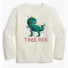 Jcrew Boys Christmas Tshirt Christmas Tshirt, Boys Christmas, Crew Shirt, Boys Top, Christmas Tshirts, Kids Shirts, Shirts Tops, J Crew, Long Sleeve Tees