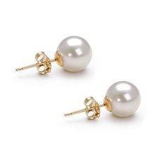 Add a touch of timeless elegance to your jewelry collection with these stunning 10mm Freshwater Pearl stud earrings, crafted in your choice of 14k yellow gold or 14k white gold. Each pair features lustrous, genuine Freshwater Pearls carefully selected for their radiant luster and smooth surfaces. Materials: Pearl Type: Genuine Freshwater Pearl Pearl Size: 10mm Metal Options: 14k Yellow Gold or 14k White Gold Features: * Classic Design: These stud earrings showcase a classic and versatile design, Natural Pearl Earrings, Earrings Classic, Pearl Earrings Wedding, Natural Pearl, Earrings Wedding, Pearl Types, Pearl Stud Earrings, Stylish Gifts, Pearl Size