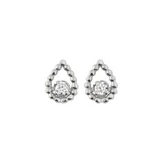 Gigi Clozeau - Lucky Lotus diamond earrings, White Gold Earrings White Gold, Lotus Earrings, Earrings White, Sparkle Diamonds, Timeless Design, Lotus, Diamond Earrings, How To Find Out, Sparkle