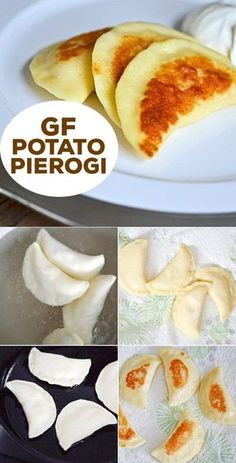 the process of making gf potato pierggi