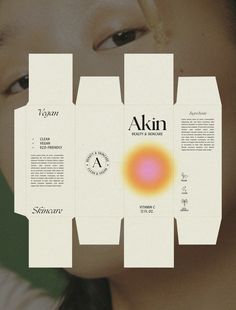 an advertisement for alkin's new product, which is designed to look like the sun